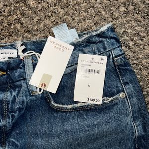 Good American Good 90’s Icon Jeans in medium blue